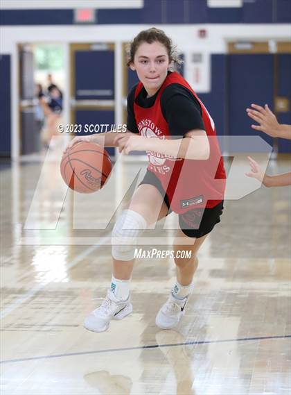 Thumbnail 3 in Liberty Union vs Johnstown-Monroe (Scrimmage) photogallery.