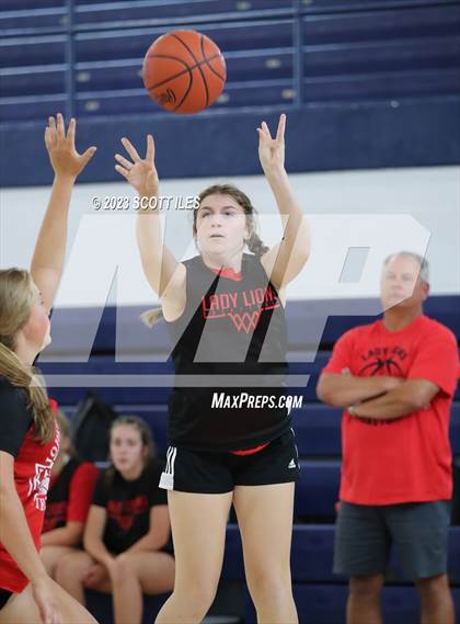 Thumbnail 3 in Liberty Union vs Johnstown-Monroe (Scrimmage) photogallery.
