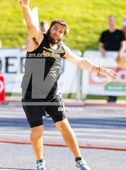 Thumbnail 1 in CIF State Track and Field Championships (Boys Shot Put - Day 1) photogallery.