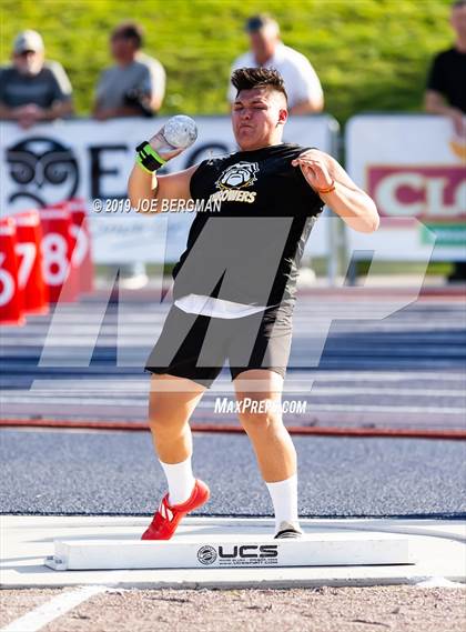 Thumbnail 2 in CIF State Track and Field Championships (Boys Shot Put - Day 1) photogallery.