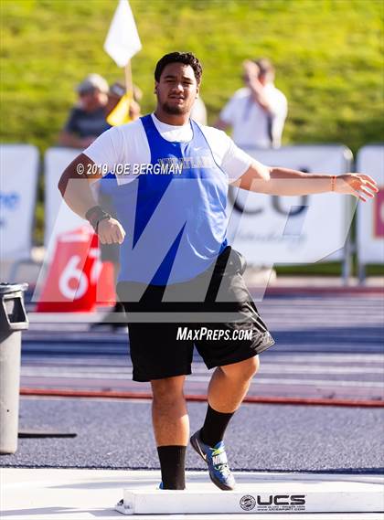 Thumbnail 3 in CIF State Track and Field Championships (Boys Shot Put - Day 1) photogallery.