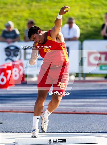 Thumbnail 2 in CIF State Track and Field Championships (Boys Shot Put - Day 1) photogallery.