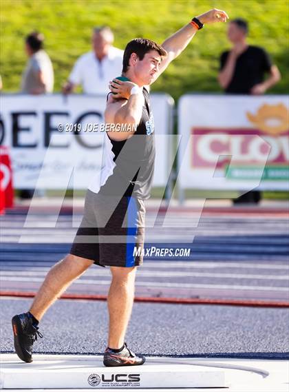 Thumbnail 1 in CIF State Track and Field Championships (Boys Shot Put - Day 1) photogallery.