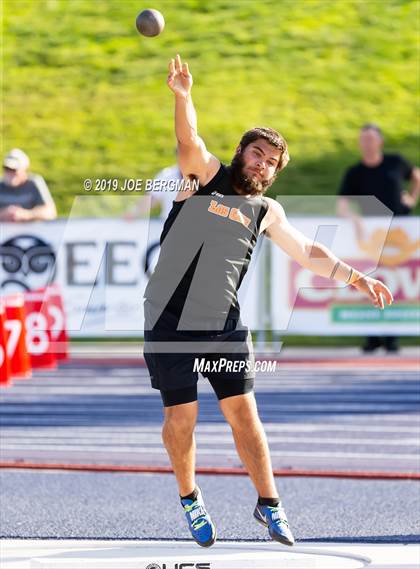 Thumbnail 2 in CIF State Track and Field Championships (Boys Shot Put - Day 1) photogallery.