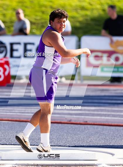 Thumbnail 3 in CIF State Track and Field Championships (Boys Shot Put - Day 1) photogallery.