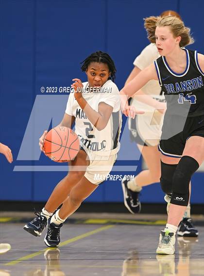Thumbnail 3 in Marin Catholic vs. Branson (CIF NCS MCAL Final) photogallery.