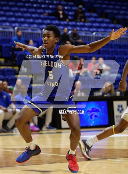 Thumbnail 2 in Fort Bend Marshall vs. King (Houston Methodist Cy Hoops Invitational) photogallery.