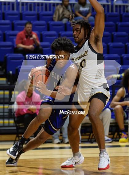 Thumbnail 1 in Fort Bend Marshall vs. King (Houston Methodist Cy Hoops Invitational) photogallery.
