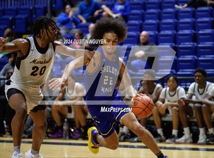 Thumbnail 1 in Fort Bend Marshall vs. King (Houston Methodist Cy Hoops Invitational) photogallery.