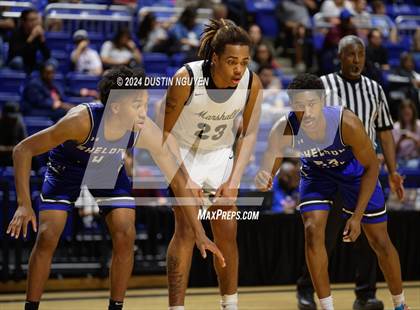 Thumbnail 3 in Fort Bend Marshall vs. King (Houston Methodist Cy Hoops Invitational) photogallery.