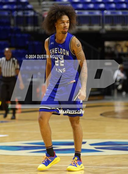 Thumbnail 3 in Fort Bend Marshall vs. King (Houston Methodist Cy Hoops Invitational) photogallery.