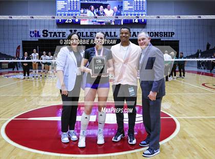 Thumbnail 2 in Byron Nelson vs. Stratford (UIL 6A Volleyball Division II Final Medal Ceremony) photogallery.