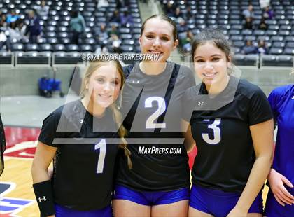 Thumbnail 2 in Byron Nelson vs. Stratford (UIL 6A Volleyball Division II Final Medal Ceremony) photogallery.