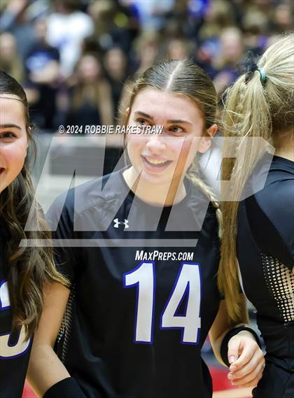Thumbnail 2 in Byron Nelson vs. Stratford (UIL 6A Volleyball Division II Final Medal Ceremony) photogallery.