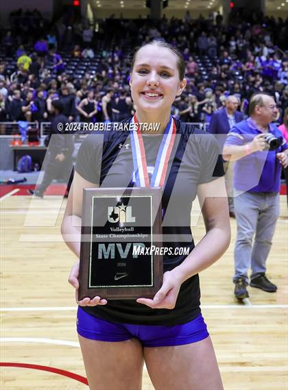 Thumbnail 3 in Byron Nelson vs. Stratford (UIL 6A Volleyball Division II Final Medal Ceremony) photogallery.