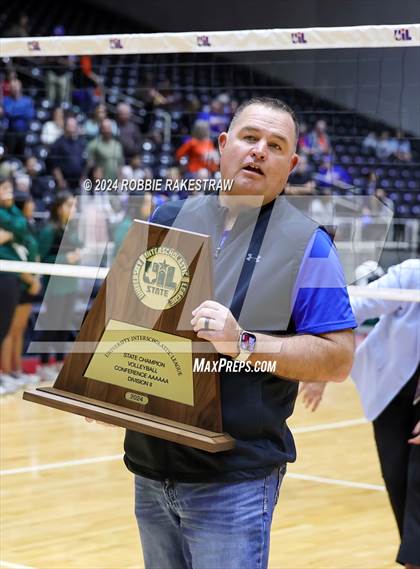 Thumbnail 2 in Byron Nelson vs. Stratford (UIL 6A Volleyball Division II Final Medal Ceremony) photogallery.