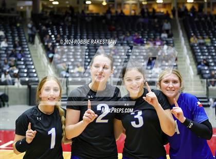 Thumbnail 3 in Byron Nelson vs. Stratford (UIL 6A Volleyball Division II Final Medal Ceremony) photogallery.