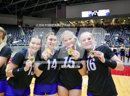 Thumbnail 3 in Byron Nelson vs. Stratford (UIL 6A Volleyball Division II Final Medal Ceremony) photogallery.