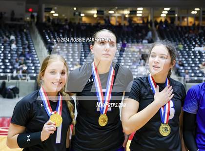 Thumbnail 2 in Byron Nelson vs. Stratford (UIL 6A Volleyball Division II Final Medal Ceremony) photogallery.