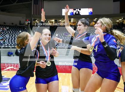 Thumbnail 2 in Byron Nelson vs. Stratford (UIL 6A Volleyball Division II Final Medal Ceremony) photogallery.