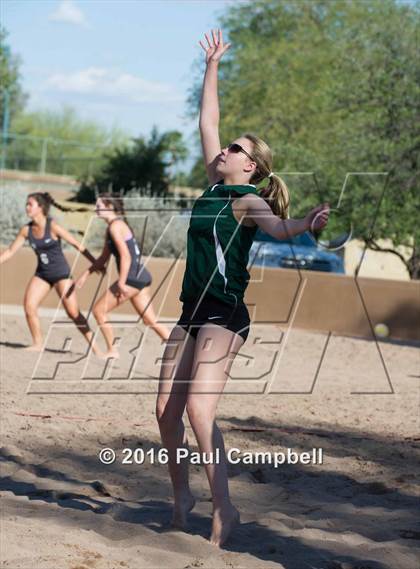 Thumbnail 2 in Notre Dame Prep vs. Flagstaff photogallery.