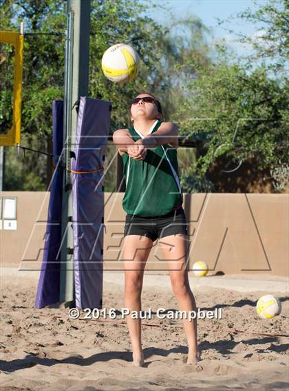 Thumbnail 2 in Notre Dame Prep vs. Flagstaff photogallery.