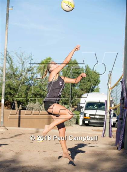Thumbnail 3 in Notre Dame Prep vs. Flagstaff photogallery.