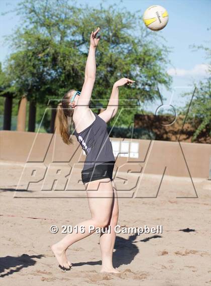 Thumbnail 3 in Notre Dame Prep vs. Flagstaff photogallery.