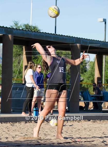 Thumbnail 3 in Notre Dame Prep vs. Flagstaff photogallery.