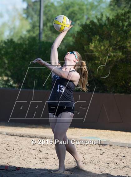 Thumbnail 2 in Notre Dame Prep vs. Flagstaff photogallery.