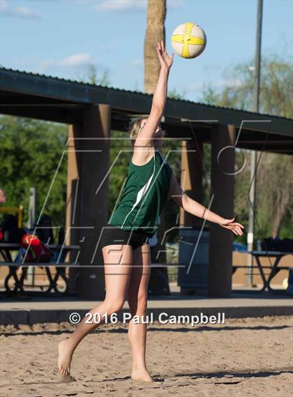 Thumbnail 2 in Notre Dame Prep vs. Flagstaff photogallery.