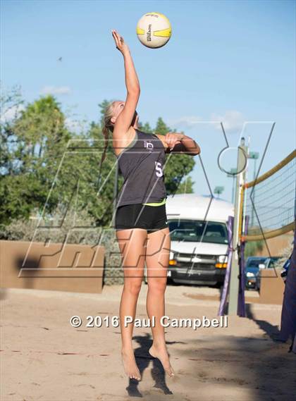 Thumbnail 3 in Notre Dame Prep vs. Flagstaff photogallery.