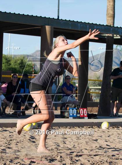 Thumbnail 2 in Notre Dame Prep vs. Flagstaff photogallery.