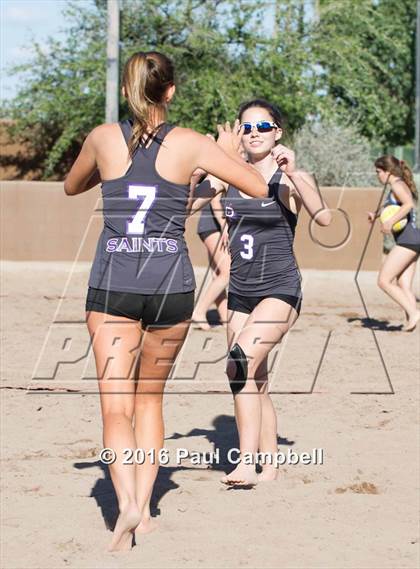 Thumbnail 2 in Notre Dame Prep vs. Flagstaff photogallery.