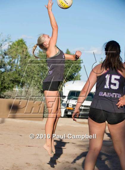 Thumbnail 1 in Notre Dame Prep vs. Flagstaff photogallery.
