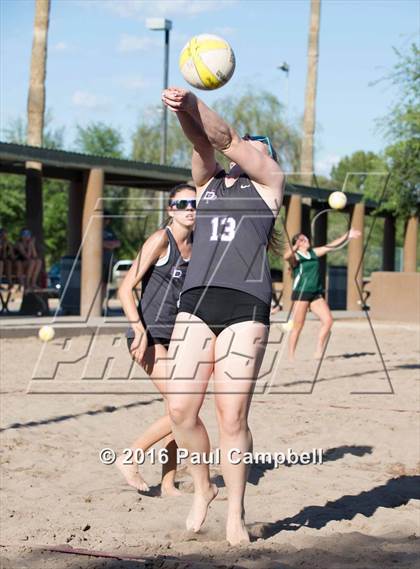 Thumbnail 2 in Notre Dame Prep vs. Flagstaff photogallery.