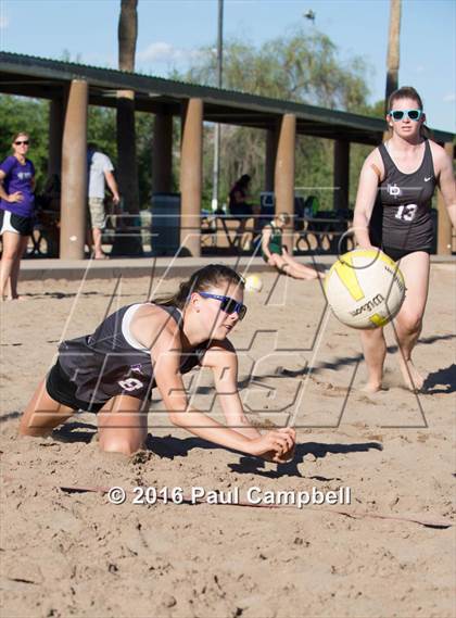 Thumbnail 3 in Notre Dame Prep vs. Flagstaff photogallery.