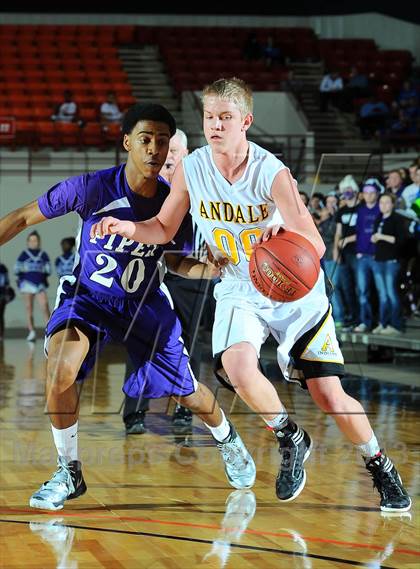 Thumbnail 2 in Piper vs. Andale (KSHSAA 4A  1st Round) photogallery.