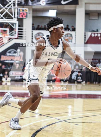 Thumbnail 1 in La Lumiere vs. AZ Compass (Spalding Hoophall Classic) photogallery.