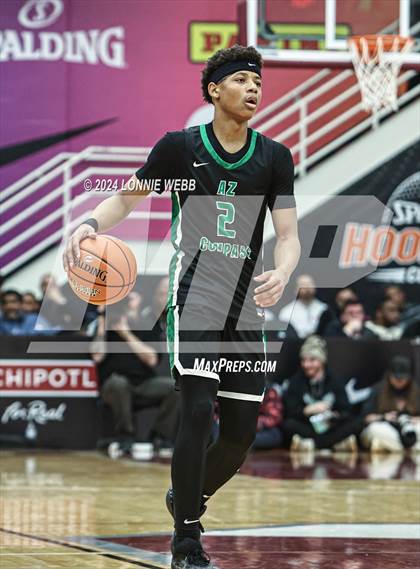 Thumbnail 3 in La Lumiere vs. AZ Compass (Spalding Hoophall Classic) photogallery.