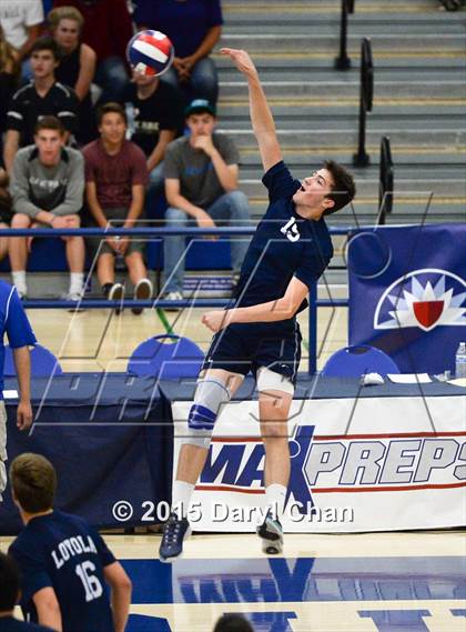 Thumbnail 1 in Loyola vs. Huntington Beach (CIF SoCal Regional D1 Final) photogallery.