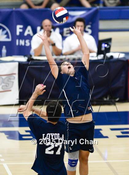 Thumbnail 2 in Loyola vs. Huntington Beach (CIF SoCal Regional D1 Final) photogallery.