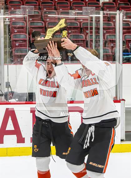 Thumbnail 2 in Cushing Academy vs. Kimball Union Academy (NEPSAC Elite 8 Final) photogallery.