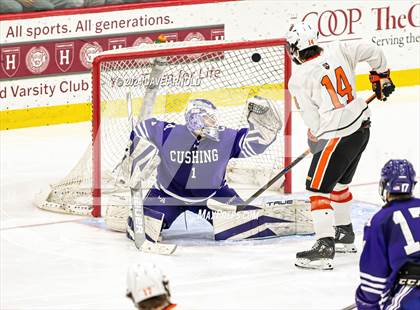 Thumbnail 3 in Cushing Academy vs. Kimball Union Academy (NEPSAC Elite 8 Final) photogallery.