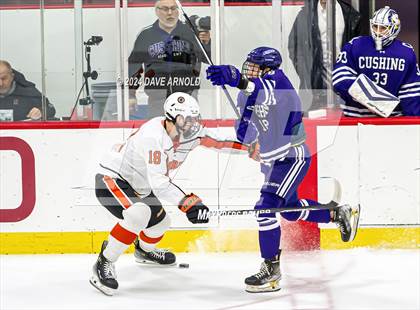 Thumbnail 3 in Cushing Academy vs. Kimball Union Academy (NEPSAC Elite 8 Final) photogallery.