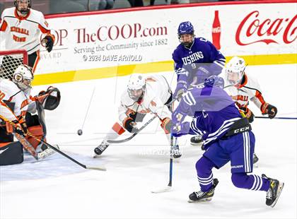 Thumbnail 2 in Cushing Academy vs. Kimball Union Academy (NEPSAC Elite 8 Final) photogallery.