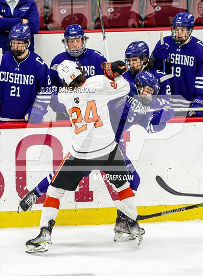 Thumbnail 2 in Cushing Academy vs. Kimball Union Academy (NEPSAC Elite 8 Final) photogallery.