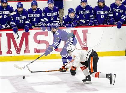 Thumbnail 3 in Cushing Academy vs. Kimball Union Academy (NEPSAC Elite 8 Final) photogallery.