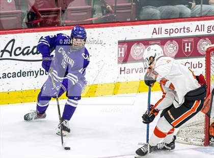 Thumbnail 2 in Cushing Academy vs. Kimball Union Academy (NEPSAC Elite 8 Final) photogallery.