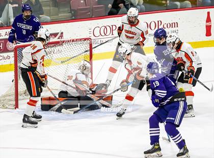 Thumbnail 3 in Cushing Academy vs. Kimball Union Academy (NEPSAC Elite 8 Final) photogallery.